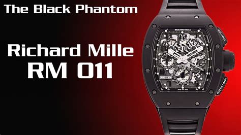 black phantom richard mille|The Black Phantom! RARE Richard Mille RM011 Review.